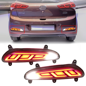 Đèn <span class=keywords><strong>LED</strong></span> Sương Mù Phía Sau Đèn Hậu Bộ Đèn Phản Quang Đèn Phanh Cho Xe Hyundai I20 Elite 2015 2016 2017 - Product Image 1