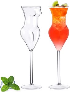 Lot de 2 verres à vin <span class=keywords><strong>Miss</strong></span>, verres à vin et whisky, pour Cocktail, beauté, avec boîte cadeau - Product Image 2