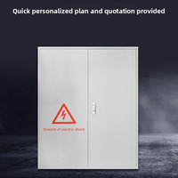 Tableau de distribution électrique personnalisable IP54 1,5 mm à double porte pour l'infrastructure numérique