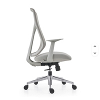 Chaise de bureau ergonomique de direction confortable en maille pivotante avec dossier réglable et appui-tête pour utilisation informatique