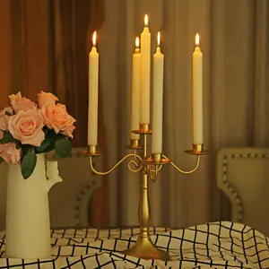 Bohemian wedding decor metal brasscandle holder home decor nordic iron candlesticks vintage style
