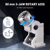 Axe rotatif pour machine de marquage laser à fibre 20W 30W 50W – Dispositif rotatif de marquage laser de haute qualité – Table rotative