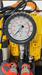 Bomba hidráulica de bajo ruido VLWP511-2 de 1.1KW de dos etapas para llave dinamométrica de tornillos de tuberías eólicas compatible con Enerpac - Product Image 2
