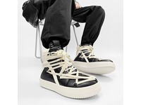 Chaussures de sport unisexes à semelle épaisse avec logo personnalisé du fabricant, chaussures de créateur à pentagramme, chaussures tendance européennes pour hommes