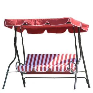 3 Seater Hammock Cushioned Outdoor Bench Seat Garden Patio Canopy Swing Chair