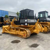 Bulldozer hydraulique sur chenilles Shantui SD13L d'occasion pour zones humides, à faible pression au sol, avec chenilles longues, pour la construction
