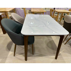 Châu Âu Đơn Giản Phong Cách Phòng Khách Đặt Sang Trọng Chất Lượng Cao Ăn Uống 1 + 2 Bàn Ghế Đặt - Product Image 4