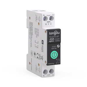 TO-Q-SY2-JZT TUYA ZigBee <span class=keywords><strong>Disjoncteur</strong></span> Intelligent avec Mesure 1-63A Interrupteur de Télécommande Sans Fil Produits Smart Life TONGOU - Product Image 1