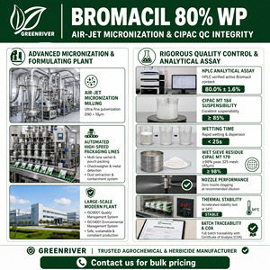 Pesticida Professionale Bromacil 80% WP, Erbicida Sistematico ad Assorbimento Radicale, Polvere Idrabile <span class=keywords><strong>per</strong></span> Eliminare <span class=keywords><strong>Erbacce</strong></span> a Foglia Larga - Product Image 5