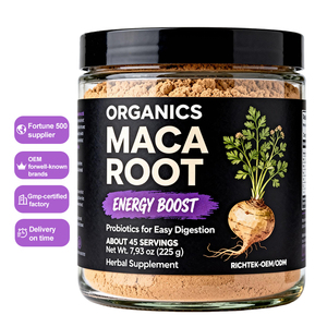 Hot bán hữu cơ cho Maca chiết xuất từ rễ Bột hỗ trợ tăng cường năng lượng thảo dược bổ sung - Product Image 4