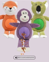 Jouet en peluche interactif avec son, activé par la pression, pour enfants de 2 à 4 ans, pour soulager le stress