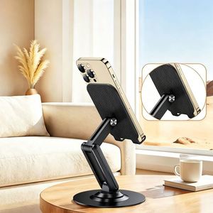 Wholesale Custom Logo Printed 360 Rotating Stand Promotional Business Advertising Gift Foldable <b>Desktop</b> Table <b>Phone</b> <b>Holder</b> - Product Image 4