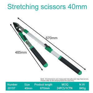 Dụng cụ Làm Vườn Dài xử lý hàng rào pruner cắt tỉa cắt vườn cắt có thể điều chỉnh kính thiên văn Ratchet <span class=keywords><strong>lopper</strong></span> - Product Image 5