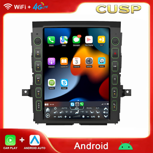 Autoradio Android 10,4 pouces pour Nissan Titan 2016-2019 avec support de moniteur d'appui-tête, CarPlay sans fil et caméra avant - Product Image 2