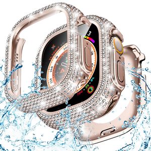 ฟิล์ม PC ฝังเพชรกันน้ำปกป้องเต็มรูปแบบดรอปชิปสำหรับ <span class=keywords><strong>Apple</strong></span> <span class=keywords><strong>Watch</strong></span> S10 S9 <span class=keywords><strong>S8</strong></span> - Product Image 1