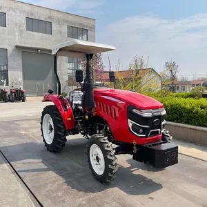 4x4 4wd 60hp trattore gommato agricolo Mini trattore usato dalla fornitura di fabbrica cinese