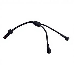 Adaptor Tahan Air Inti Tembaga Shanwei Male Female M12/M14 Kabel Ekstensi Lampu LED Strip Indoor/Outdoor Sepeda Motor Elektronik - Product Image 2