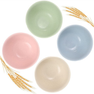 Assiettes à dîner en plastique réutilisables incassables motif paille de blé <span class=keywords><strong>vaisselle</strong></span> pour enfants pour le <span class=keywords><strong>camping</strong></span> pour les aventures en plein air - Product Image 2