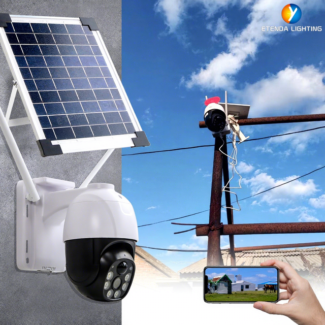Wireless 4G Solar CCTV Camera - 4MP Outdoor Security with AI Human Tracking, 2-Way Audio & IP66 Waterproof