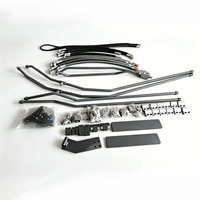 Kit complet de tuyauterie hydraulique pour excavatrice - Ensemble de tuyaux pour marteau brise-roche auxiliaire, compatible avec tous les accessoires et marques