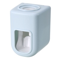 Distributeur automatique de dentifrice mural, support de brosse à dents, ensemble d'accessoires de salle de bain