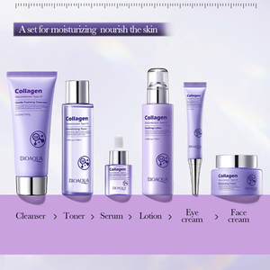 Kit de soin de la peau pour le <span class=keywords><strong>visage</strong></span> hydratant à 6 pièces, collagène de type III recombinant, énergisant. Cosmétiques en gros en petites séries. - Product Image 5