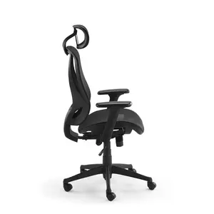 Высокое качество наклонить стул вперед или назад шарнирного соединения с высокой спинкой сетка офисные кресла