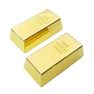 Gold Bar <strong>Metal</strong> Crafts for Ornaments Office Home <strong>Decoration</strong> <strong>Items</strong> - Product Image 5