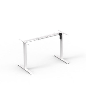 Bureau d'ordinateur électrique réglable en hauteur NATE, bureau de bureau réglable en métal à moteur unique - Product Image 2