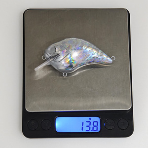 Señuelo flotante de ABS sin pintar Top Right JZ-7364 de 75 mm y 13.8 g para pesca de lubina, cebo duro para bricolaje en agua dulce con estampado dorado - Product Image 4