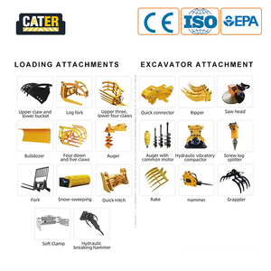 CATER Mini Backhoe <span class=keywords><strong>Loader</strong></span> Berkualitas Tinggi Mesin Diesel 85KW Kapasitas Bucket 1.4m Momen & Efisiensi Beban Tinggi - Product Image 6