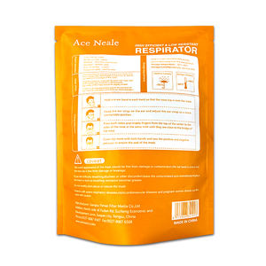 Paquete personalizado de alta calidad Máscara de respirador Embalaje 3 Sello lateral Bolsa de máscara de ojos - Product Image 4