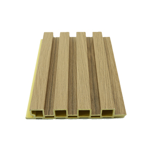 Panneau WPC Panneaux muraux extérieurs décoratifs en bois pour intérieur et extérieur pour hall villa appartement revêtement revêtement - Product Image 2