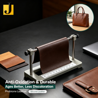 Cuir semi-PU texturé 3D gaufré pour sacs à main et canapés, motif personnalisé, toucher doux, matériau végétalien, fournisseur OEM ODM