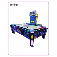 Table de Hockey Commerciale Professionnelle en Gros, Machine de Jeu d'Arcade à Monnayeur pour 2 Joueurs, Idéale pour Centres de Jeux