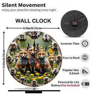 Reloj de Pared de Madera de 25x25cm para un Amante del Vino con Diseño de Gravina o Botella - Product Image 3