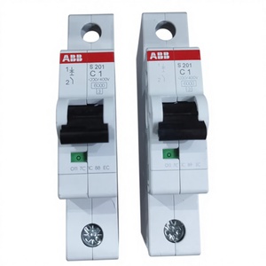 Interruptor Automático Miniatura <span class=keywords><strong>Ab</strong></span>-<span class=keywords><strong>b</strong></span> S201-C1 S201-C2 S201-C6, 1 Polo, 1A <span class=keywords><strong>2A</strong></span> 6A 6kA 230/400V MCB - Product Image 1