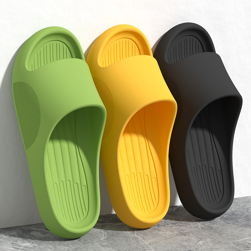 New Styles Men's Home Slippers Thick-soled Comfortable Indoor Home Anti-odor and Non-slip Soft Men's Slippers