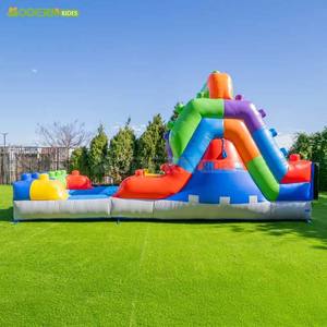 Château gonflable durable pour enfants, zones de jeux intérieures, avec matériau résistant aux intempéries et flux d'air stable, à vendre - Product Image 4