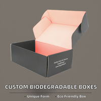 Boîtes à chapeaux décoratives personnalisées en gros, en matériaux recyclés biodégradables, en carton ondulé, formes personnalisées, différentes tailles, pour chaussettes et fourrures