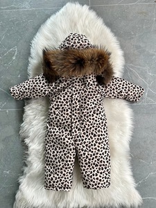 Nueva chaqueta de esquí con capucha de moda para niños, <span class=keywords><strong>ropa</strong></span> infantil con forro polar grueso de invierno con cierre de cremallera, diseño transpirable - Product Image 4