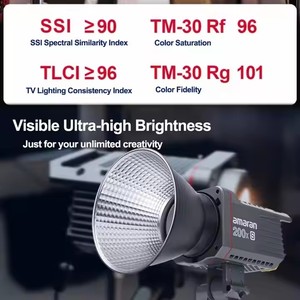 <span class=keywords><strong>Amaran</strong></span> 200X S Series 200W Lumière vidéo LED bicolore 2700-6500K Bluetooth App Control Photography Light - Product Image 5