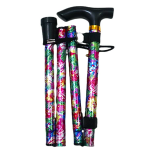 Venta caliente ancianos andadores muletas de aleación de aluminio asiento multifuncional bastones ajustables para caminar muletas para axilas - Product Image 6