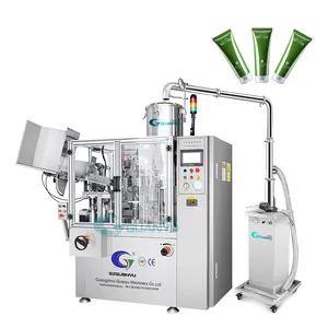 Guanyu Popular CE high speed facial cleanser toothpaste facial cream cosmetic soft tube filling sealing machine hot sale price