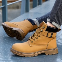 Bottes de sécurité industrielles légères et antidérapantes pour hommes, marque GUYISA, avec embout en acier CE