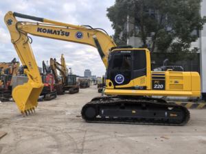 Grande pelle d'occasion Komatsu PC210 21 tonnes PC220 grande pelle d'occasion avec moteur d'origine EPA pelle d'occasion - Product Image 5