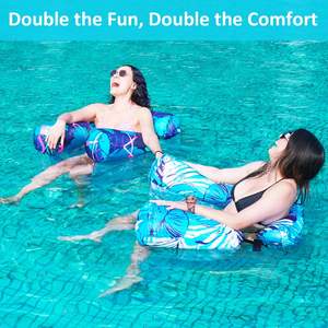 Fauteuil flottant gonflable JOSEN en PVC, résistant, pour adultes, pour fêtes estivales, lac, plage - Product Image 2