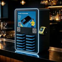 Kiosque de recharge public portable pour téléphones avec écran numérique OEM/ODM et partage de batteries externes