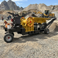 Concasseur à mâchoires résistant à l'usure pour le concassage grossier de minerai, de galets et de déchets de construction, destiné aux usines de traitement de sable minier