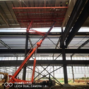 Plateforme élévatrice à flèche sur chenilles pour la construction de toitures en acier, élévateur pour la décoration de plafonds suspendus, élévateur industriel pour la décoration en hauteur - Product Image 2